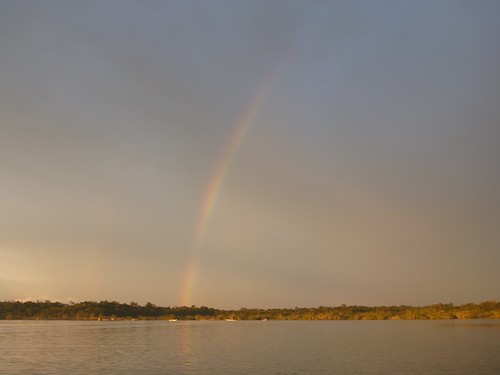 Rainbow over the lagoon!